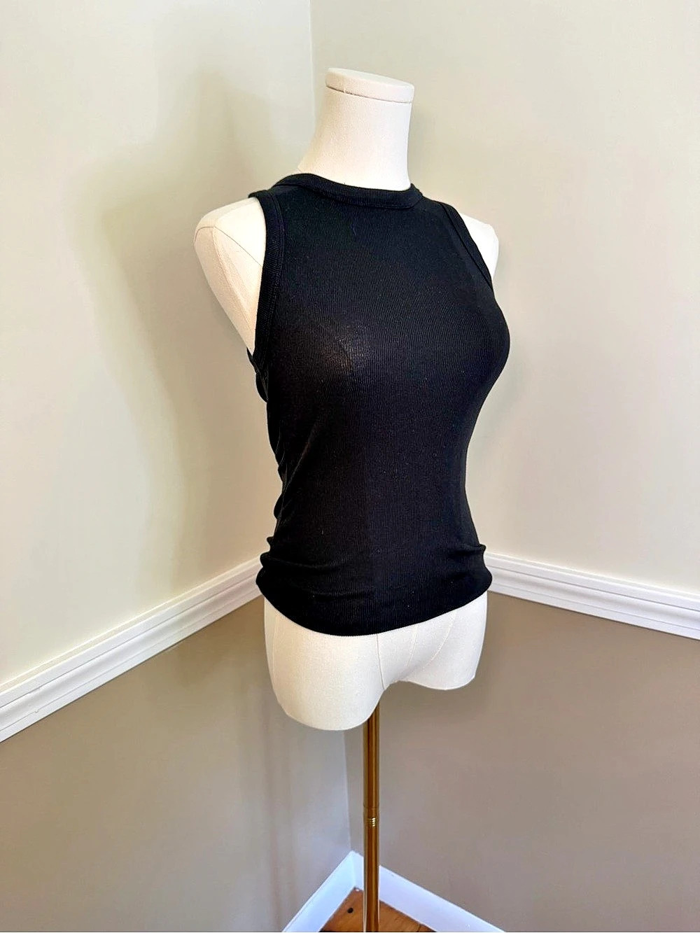 a new day Sleeveless Tank in Black Medium Like New